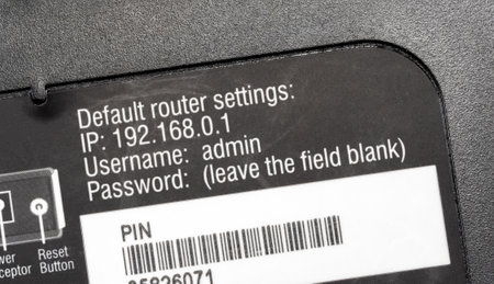 Default router settings, username and password, local ip address, pin, access point back plate,...