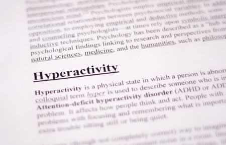 hyperactivity - education or health care background