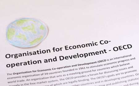 Organization for Economic Co-operation and Development  OECD の写真素材