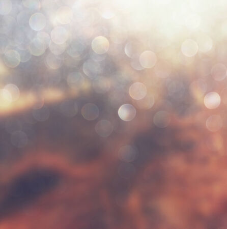 light burst among meadow trees  filtered image  