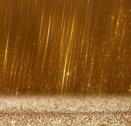 glitter vintage lights background  abstract gild background  defocusedの写真素材