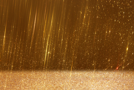 glitter vintage lights background  abstract gild background  defocusedの写真素材