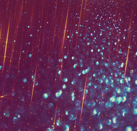 glitter vintage lights background  white and purple  defocusedの写真素材