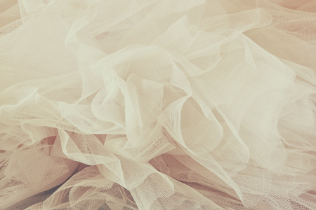 Vintage tulle chiffon texture background. wedding concept