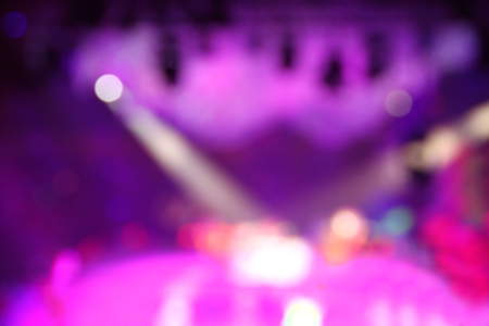 blurred bokeh stage lights. abstract image