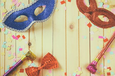 Purim celebration concept jewish carnival holiday. selective focusの写真素材