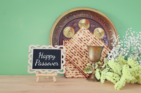 Pesah celebration concept (jewish Passover holiday).の写真素材