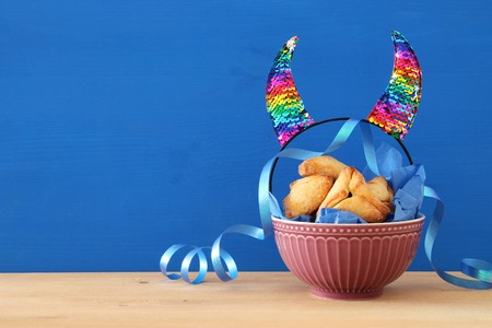 Purim celebration concept (jewish carnival holiday)の写真素材