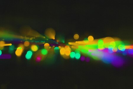 Holographic neon background. abstract glitch design. style and trends of 80s / 90s