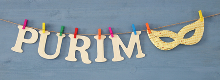 Purim celebration concept (jewish carnival holiday)の写真素材