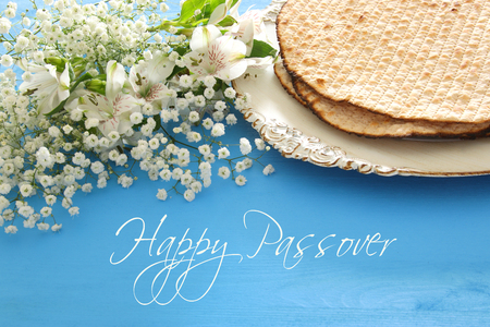 Pesah celebration concept (jewish Passover holiday)の写真素材