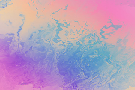 Holographic texture in blue pink green colors. abstract background.