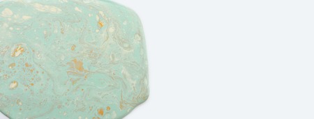 Abstract marbleized effect background. Blue creative colors. Beautiful paint with the addition of...