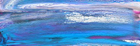 photography of abstract marbleized effect background. Blue, pink, purple and white creative colors....