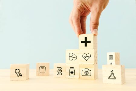 healfcare/medical and insurance concept of medicine service goal