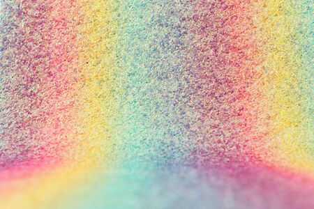 background of abstract glitter lights. multicilor blue, pink, gold, purple and mint. de focused. bannerの写真素材