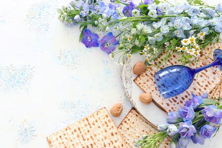 Pesah celebration concept (jewish Passover holiday)