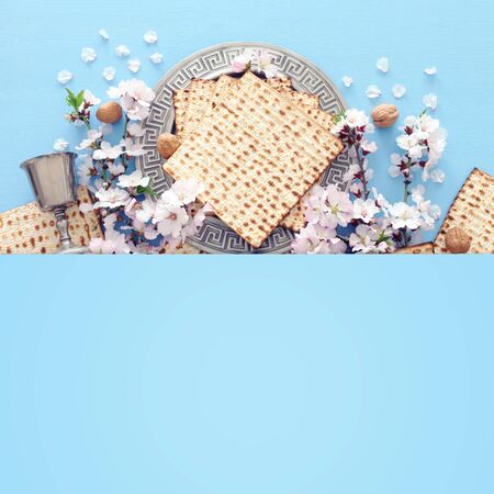 Pesah celebration concept (jewish Passover holiday).の写真素材
