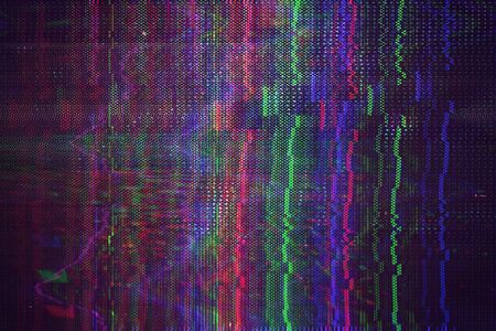 Test Screen Glitch abstract Textureの写真素材
