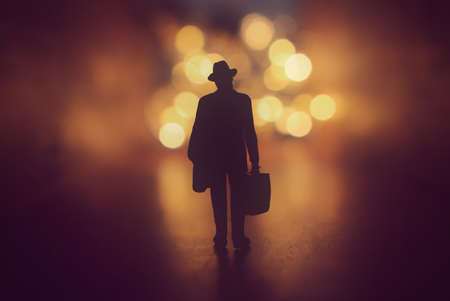 concept image of seeing the Light at the End of the Tunnel. sci fi or mysteryの写真素材