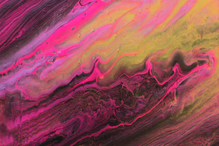 art photography of abstract marbleized effect background. Ultraviolet, pink, gold and black creative...
