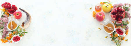 education. Back to school concept. rocket cut from paper and painted over blackboard background. top view, flat layの写真素材