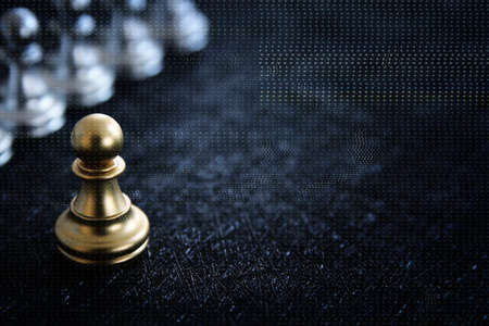 Image of chess game. Business, competition, strategy, leadership and success conceptの写真素材