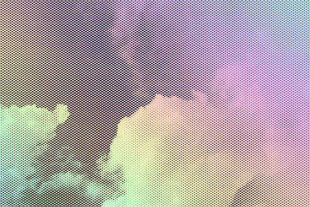 gradient halftone abstract background. sky and clouds vivid colorsの写真素材