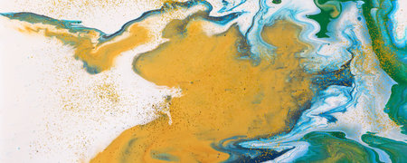 art photography of abstract marbleized effect background with creative colors. Beautiful paint.