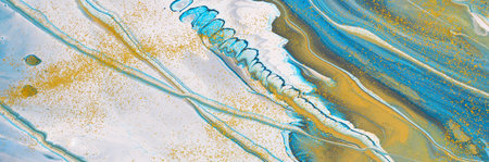 art photography of abstract marbleized effect background with creative colors. Beautiful paint.