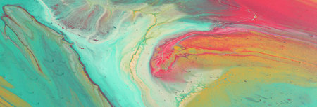 art photography of abstract marbleized effect background with creative colors. Beautiful paint.