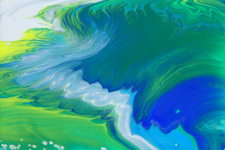art photography of abstract marbleized effect background with creative colors. Beautiful paint.