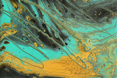 art photography of abstract marbleized effect background with creative colors. Beautiful paint.