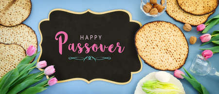 Pesah celebration concept (jewish Passover holiday)