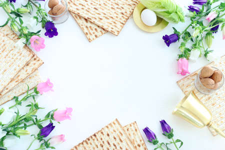 Pesah celebration concept (jewish Passover holiday)