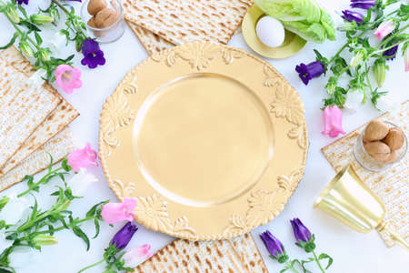 Pesah celebration concept (jewish Passover holiday)