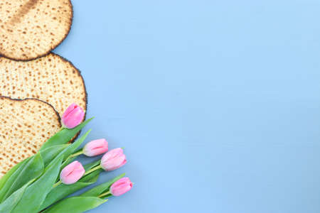 Pesah celebration concept (jewish Passover holiday)の写真素材