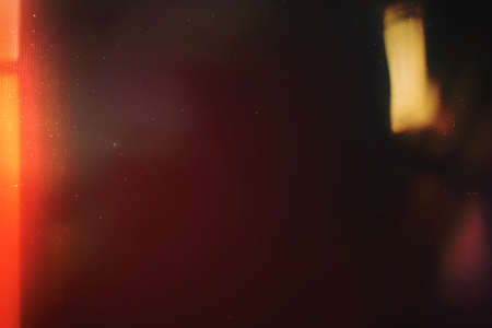 Background of retro film overly, image with scratch, dust and light leaksの写真素材