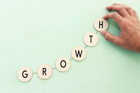 concept of growth success processの写真素材