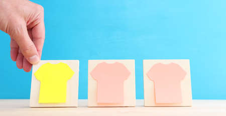 Concept image of choosing different, human resource and finding the leaderの写真素材