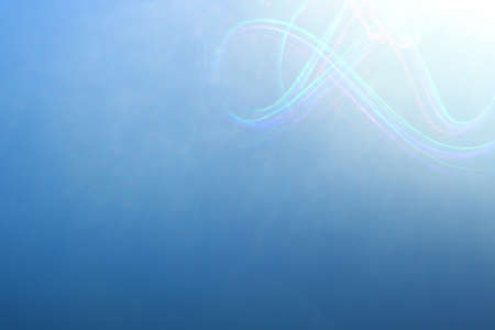 Blurred refraction light, bokeh or organic flare overlay effect