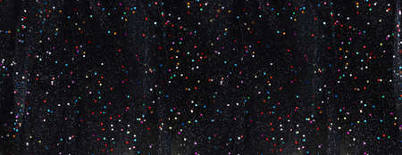 Black tulle chiffon with sparkle glitter texture background
