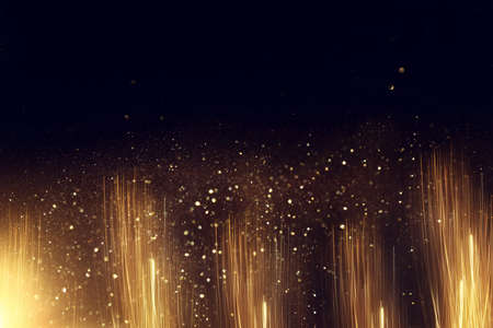 abstract background of holographic light and flare gradient