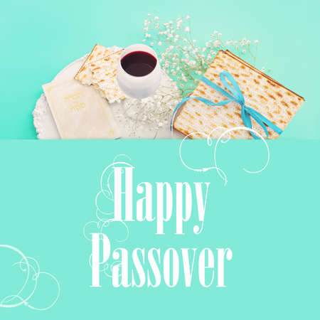 Pesah celebration concept (jewish Passover holiday)
