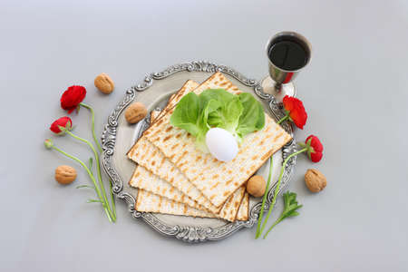 Pesah celebration concept (jewish Passover holiday)