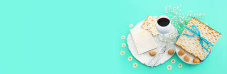 Pesah celebration concept (jewish Passover holiday)