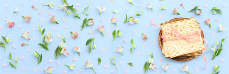Pesah celebration concept (jewish Passover holiday)の写真素材