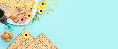 Pesah celebration concept (jewish Passover holiday).