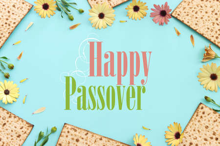 Pesah celebration concept (jewish Passover holiday)