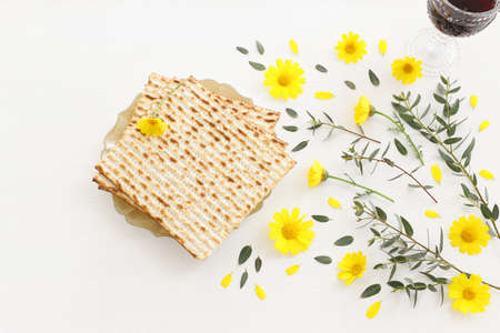 Pesah celebration concept (jewish Passover holiday)の写真素材